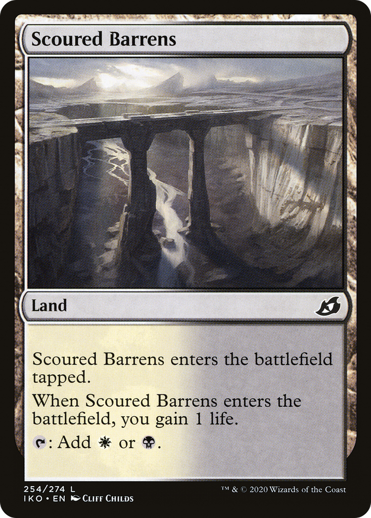 Magic: The Gathering - Scoured Barrens - Ikoria: Lair of Behemoths