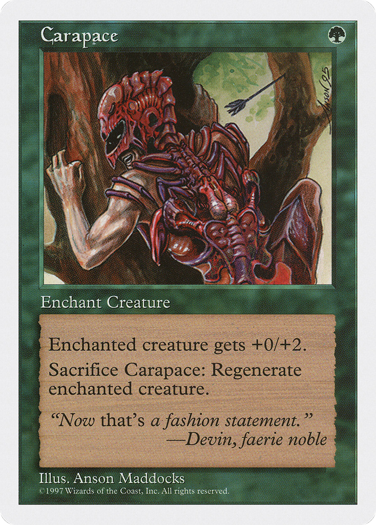Magic: The Gathering - Carapace - Fifth Edition