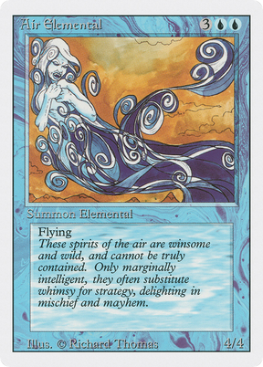Magic: The Gathering - Air Elemental - Revised Edition