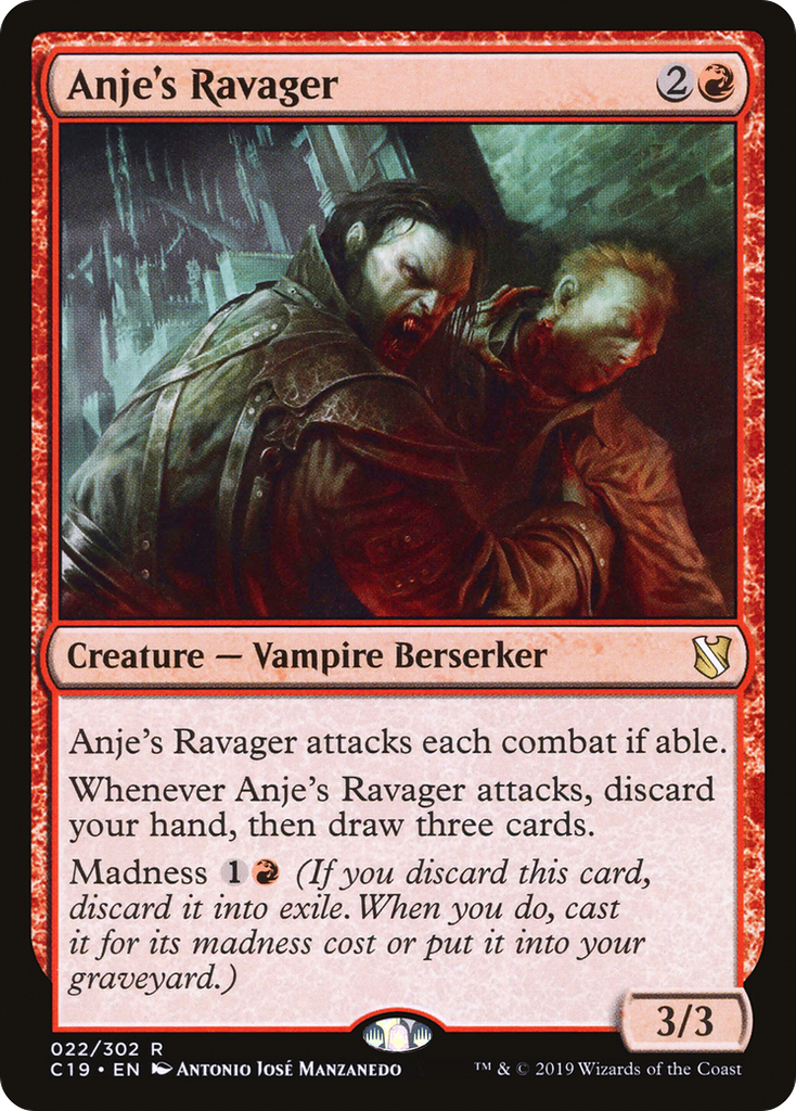 Magic: The Gathering - Anje's Ravager - Commander 2019