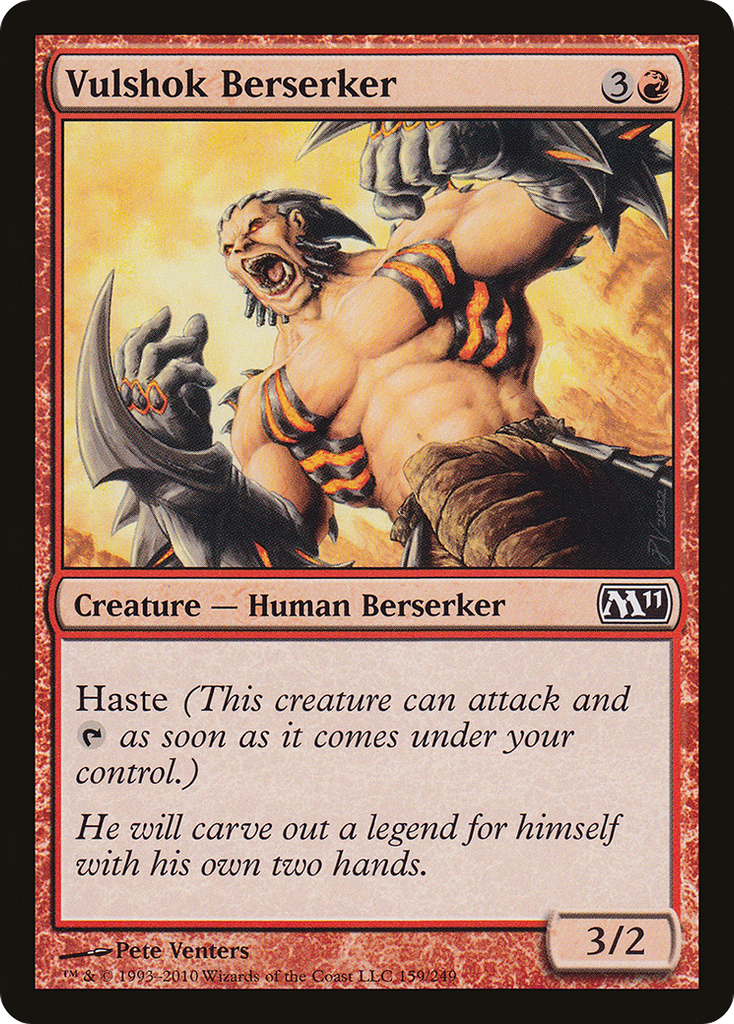 Magic: The Gathering - Vulshok Berserker - Magic 2011