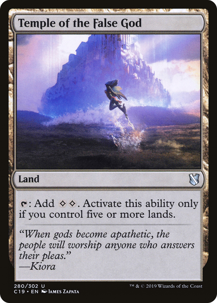 Magic: The Gathering - Temple of the False God - Commander 2019