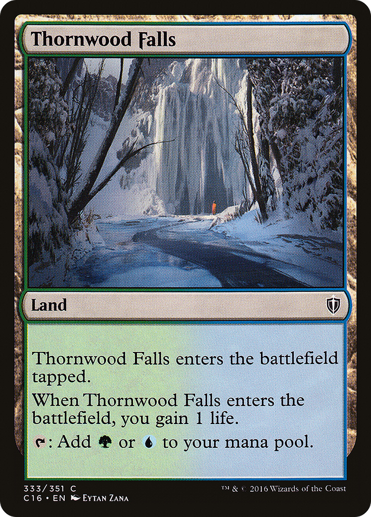 Magic: The Gathering - Thornwood Falls - Commander 2016