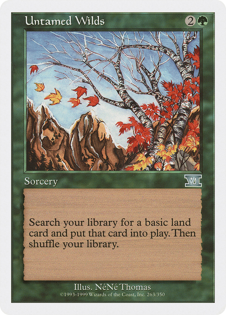 Magic: The Gathering - Untamed Wilds - Classic Sixth Edition