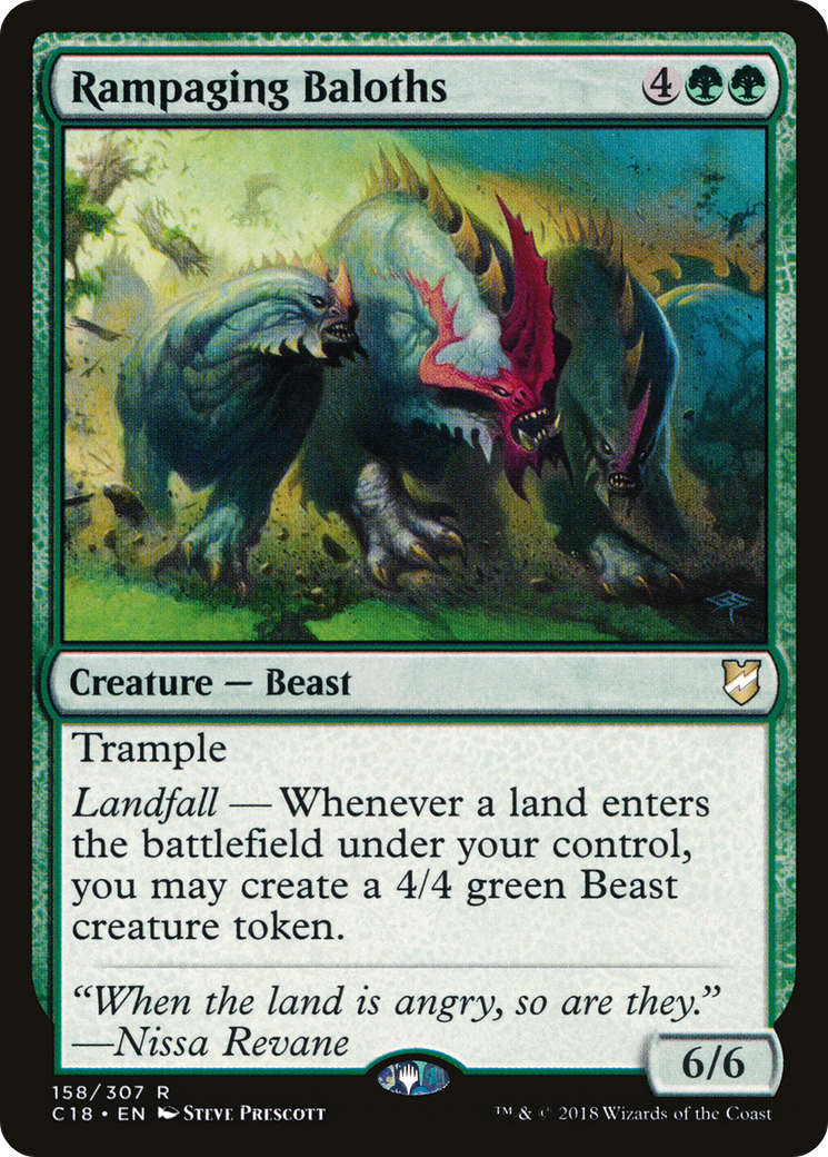 Magic: The Gathering - Rampaging Baloths - Commander 2018