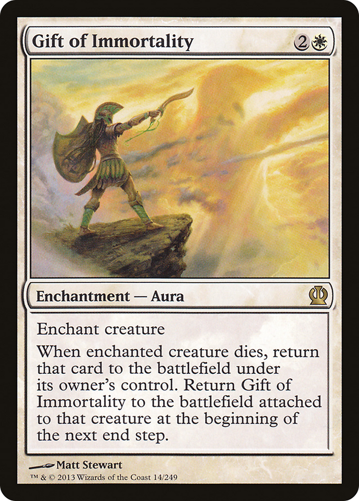 Magic: The Gathering - Gift of Immortality - Theros