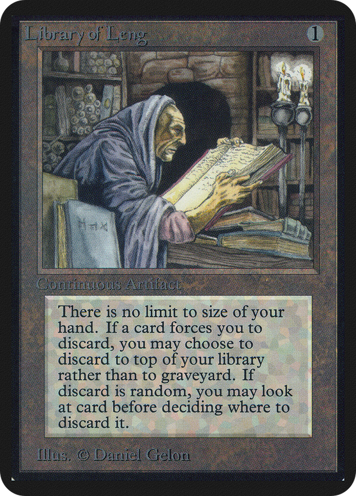 Magic: The Gathering - Library of Leng - Limited Edition Alpha