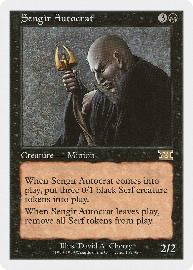 Magic: The Gathering - Sengir Autocrat - Classic Sixth Edition