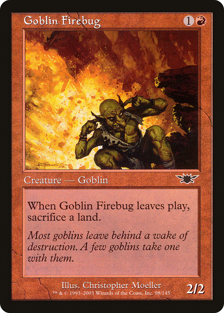 Magic: The Gathering - Goblin Firebug - Legions
