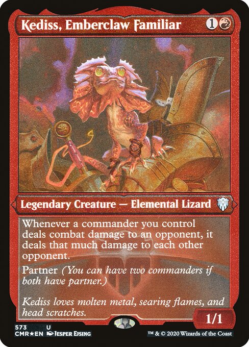 Magic the Gathering - Kediss, Emberclaw Familiar Foil - Commander Legends