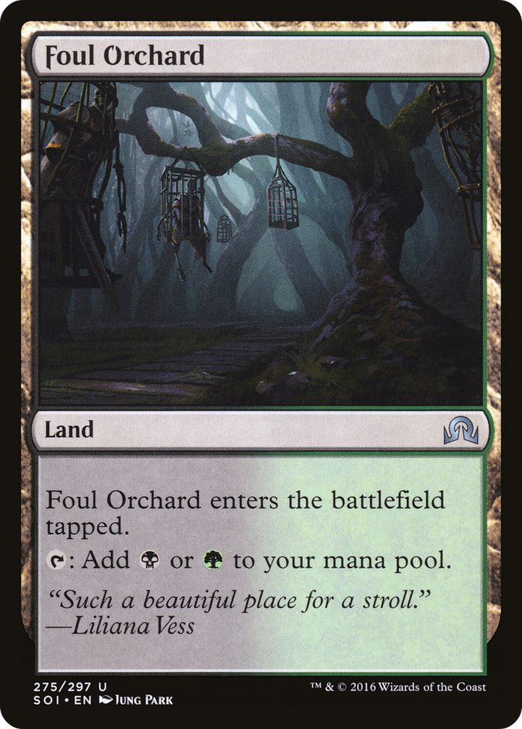 Magic: The Gathering - Foul Orchard - Shadows over Innistrad