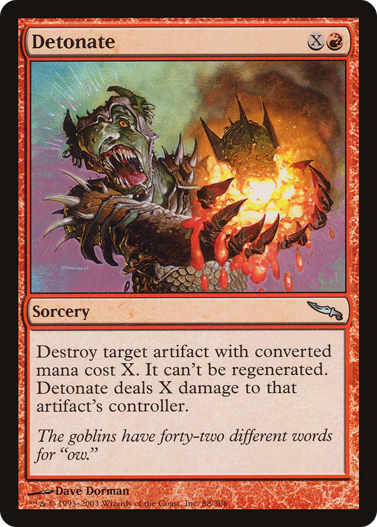 Magic: The Gathering - Detonate - Mirrodin