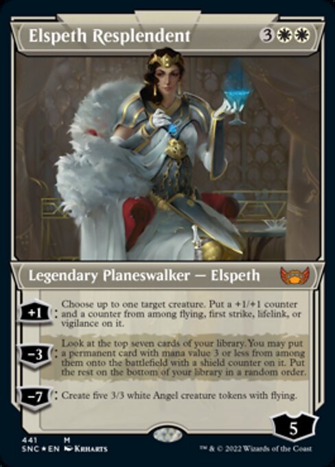 Magic the Gathering - Elspeth Resplendent Foil - Streets of New Capenna