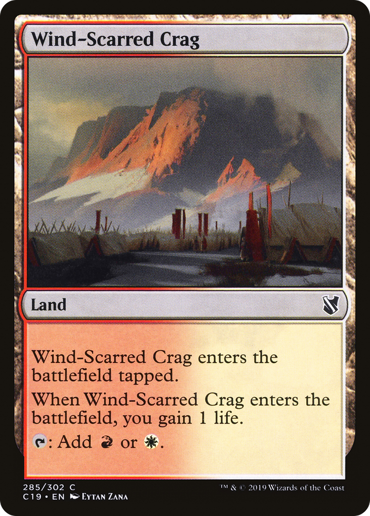 Magic: The Gathering - Wind-Scarred Crag - Commander 2019