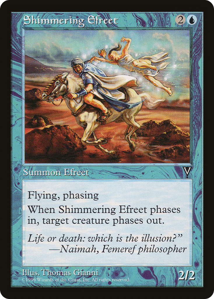 Magic: The Gathering - Shimmering Efreet - Visions