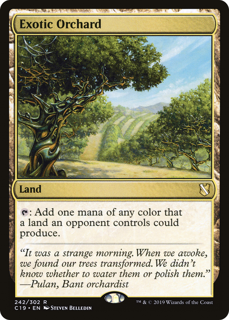Magic: The Gathering - Exotic Orchard - Commander 2019