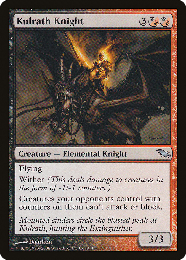 Magic: The Gathering - Kulrath Knight - Shadowmoor