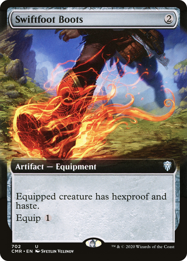 Magic: The Gathering - Swiftfoot Boots Foil - Commander Legends