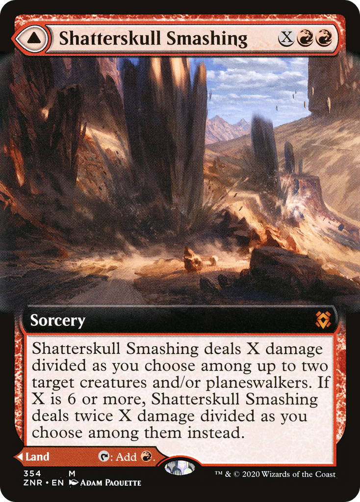 Magic: The Gathering - Shatterskull Smashing // Shatterskull, the Hammer Pass - Zendikar Rising