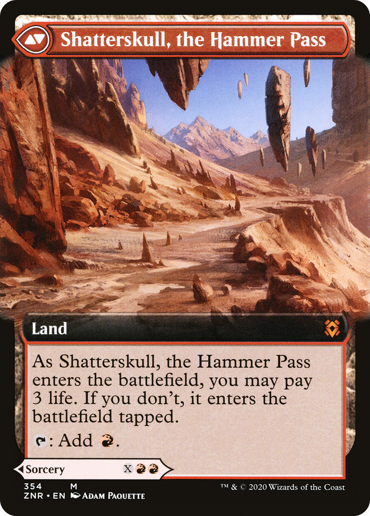 Magic: The Gathering - Shatterskull Smashing // Shatterskull, the Hammer Pass - Zendikar Rising