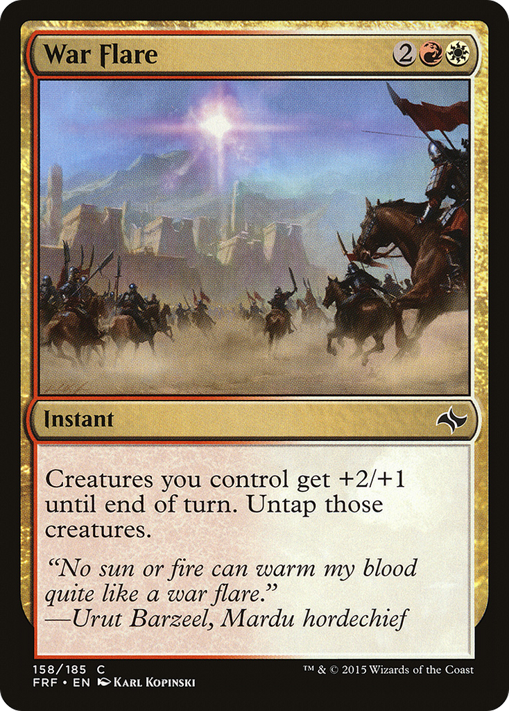 Magic: The Gathering - War Flare - Fate Reforged
