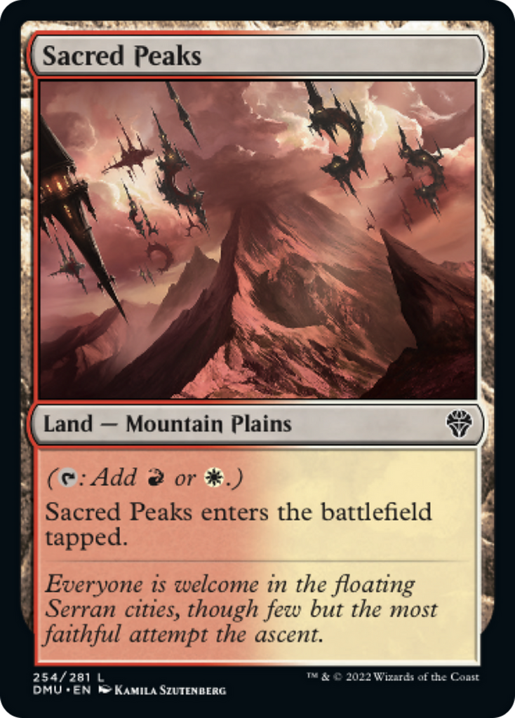 Magic: The Gathering - Sacred Peaks - Dominaria United