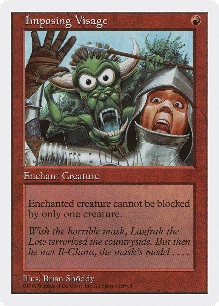 Magic: The Gathering - Imposing Visage - Fifth Edition