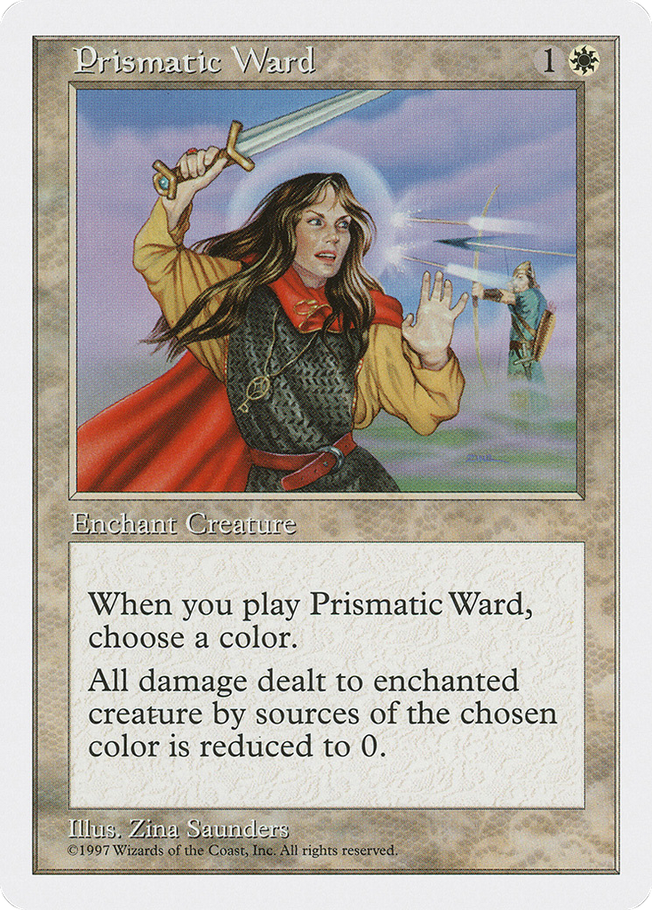 Magic: The Gathering - Prismatic Ward - Fifth Edition