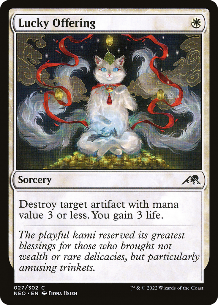 Magic: The Gathering - Lucky Offering - Kamigawa: Neon Dynasty