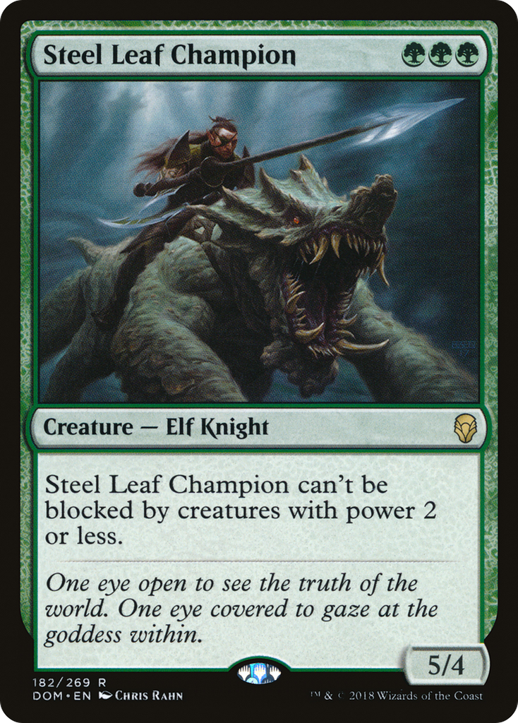 Magic: The Gathering - Steel Leaf Champion - Dominaria