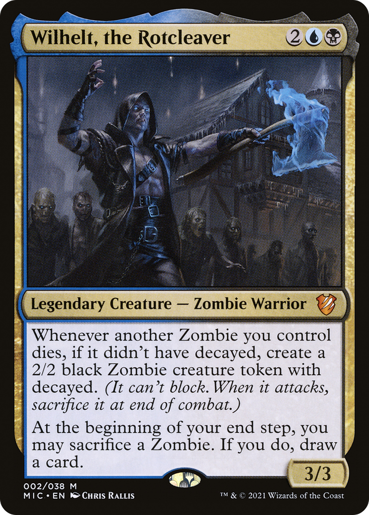 Magic: The Gathering - Wilhelt, the Rotcleaver - Midnight Hunt Commander