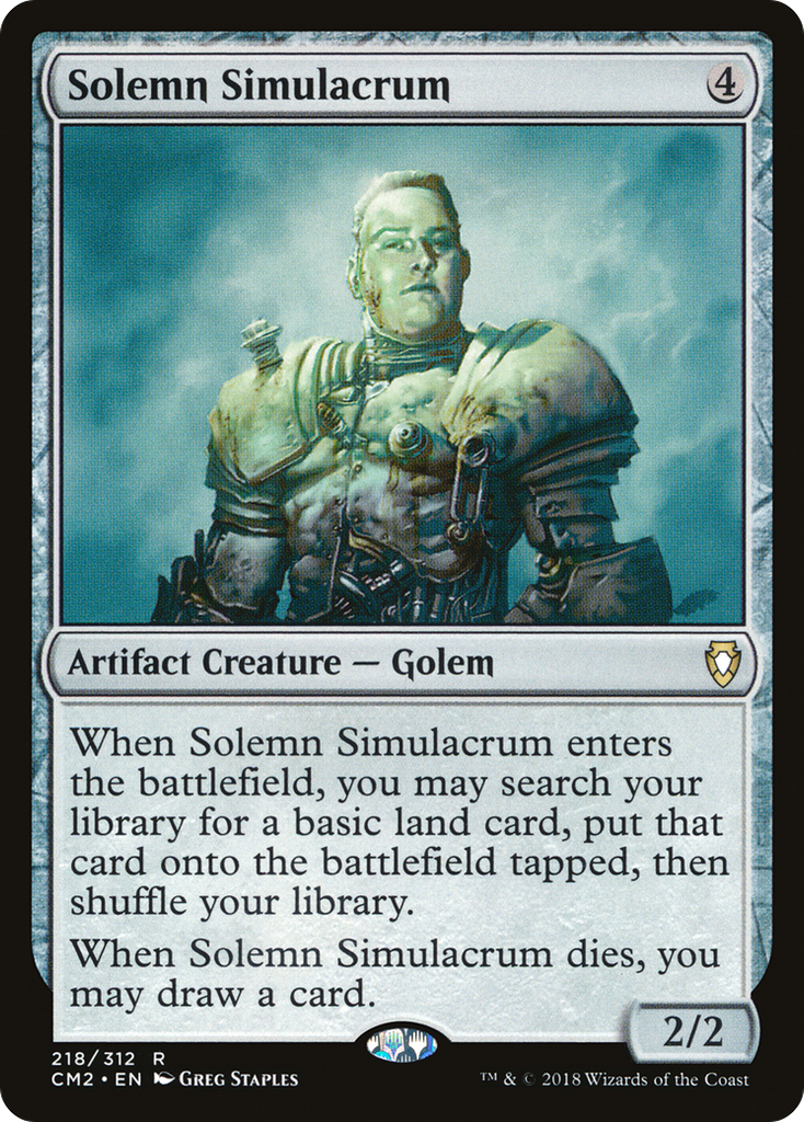 Magic: The Gathering - Solemn Simulacrum - Commander Anthology Volume II