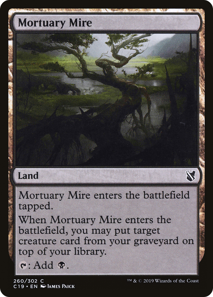 Magic: The Gathering - Mortuary Mire - Commander 2019