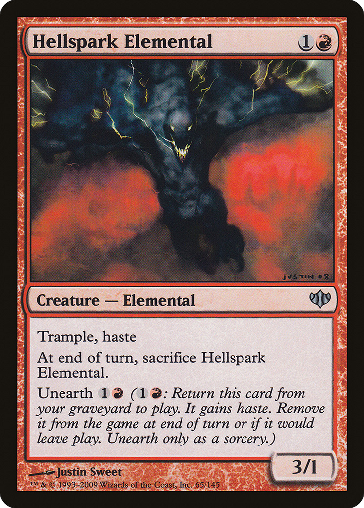 Magic: The Gathering - Hellspark Elemental - Conflux
