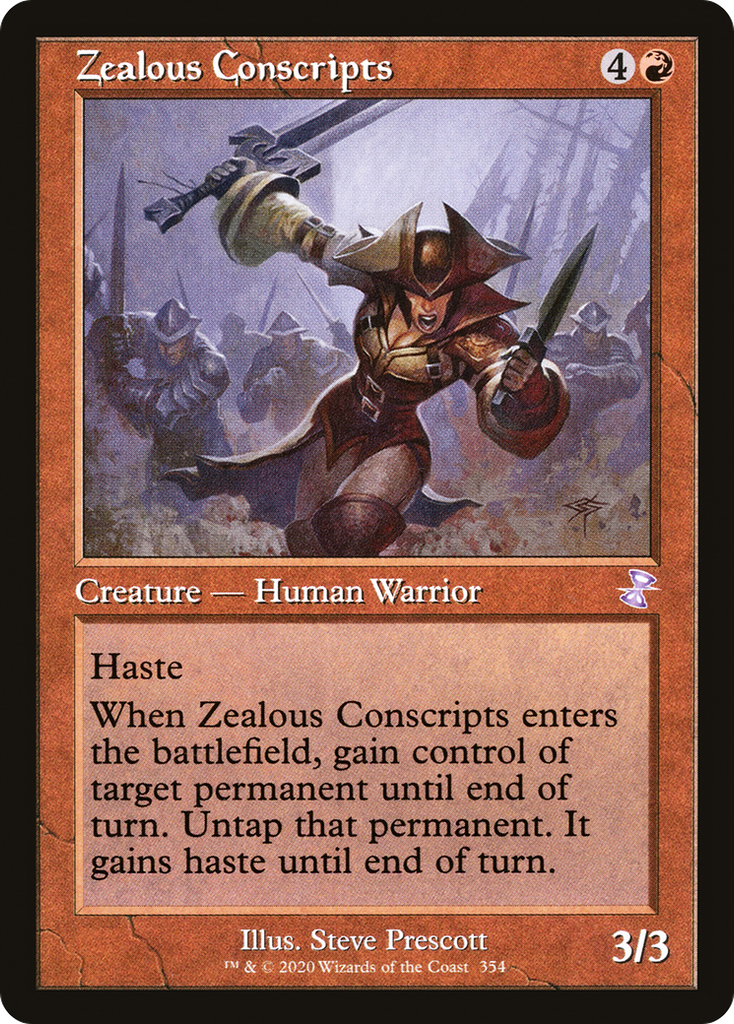Magic: The Gathering - Zealous Conscripts - Time Spiral Remastered