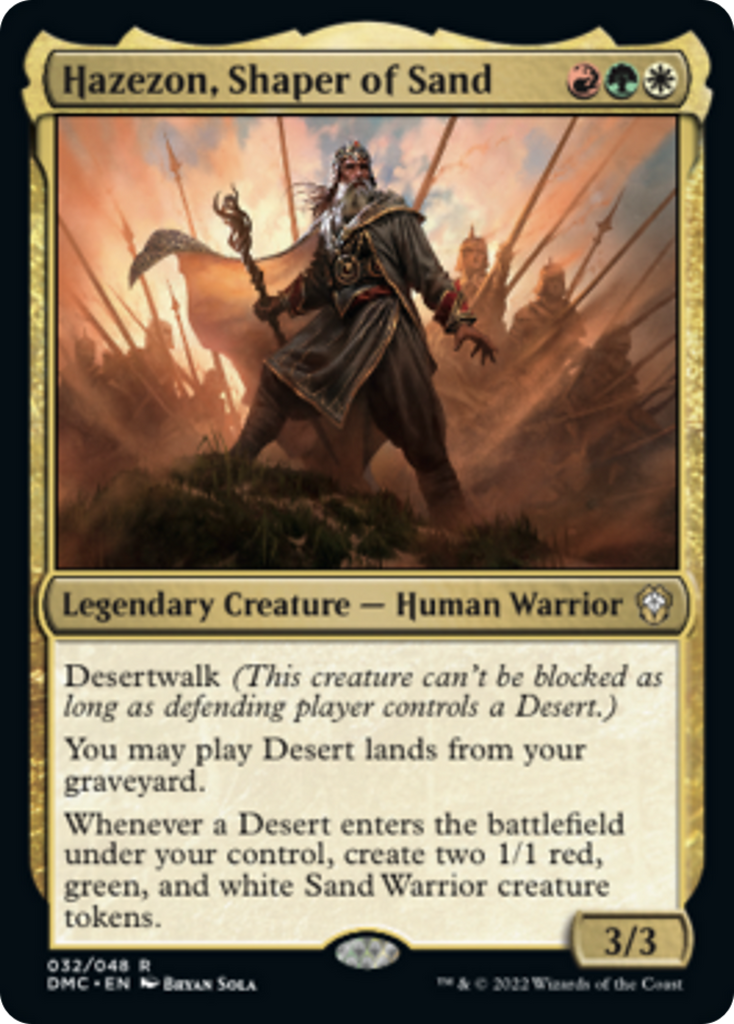 Magic: The Gathering - Hazezon, Shaper of Sand - Dominaria United Commander
