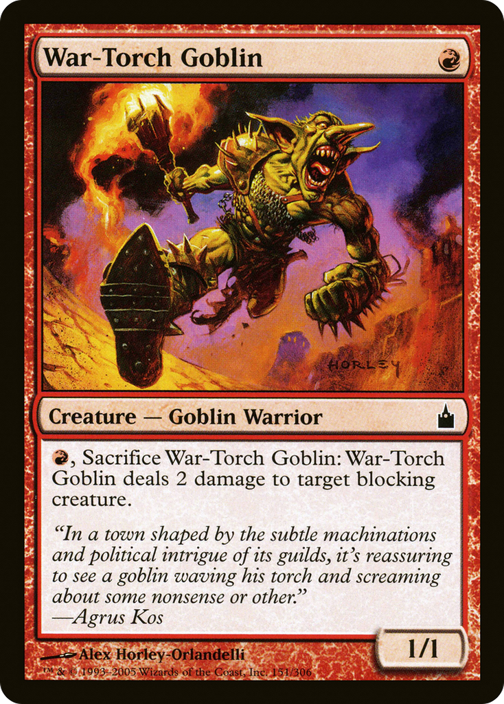 Magic: The Gathering - War-Torch Goblin - Ravnica: City of Guilds