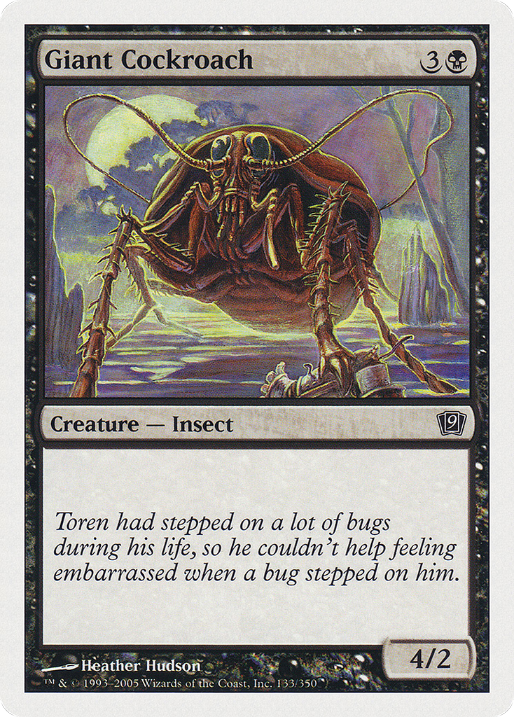 Magic: The Gathering - Giant Cockroach - Ninth Edition
