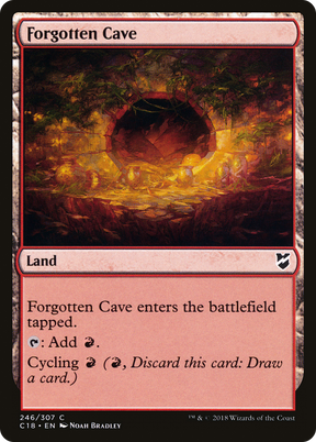 Magic: The Gathering - Forgotten Cave - Commander 2018