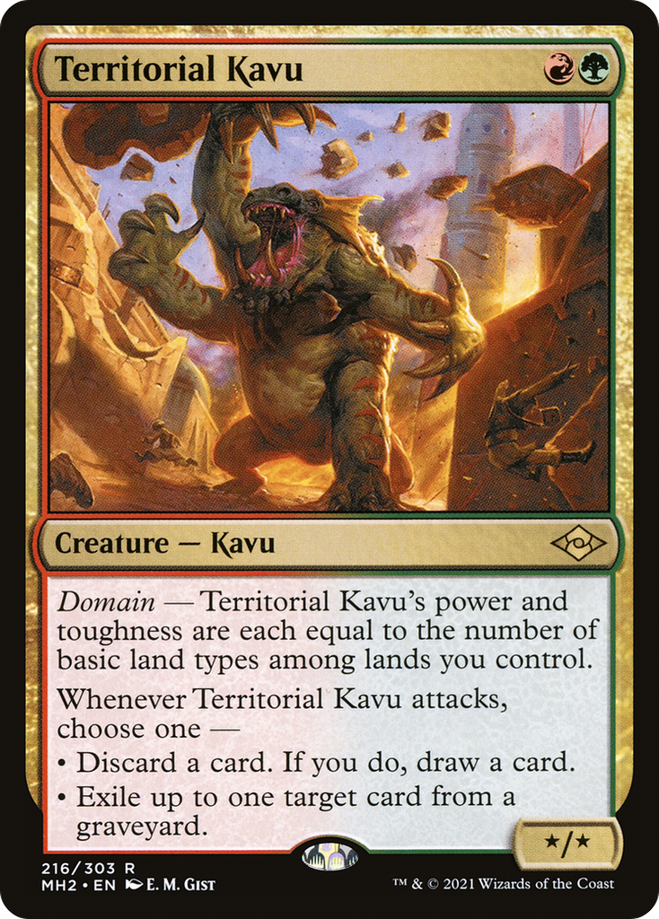 Magic: The Gathering - Territorial Kavu Foil - Modern Horizons 2