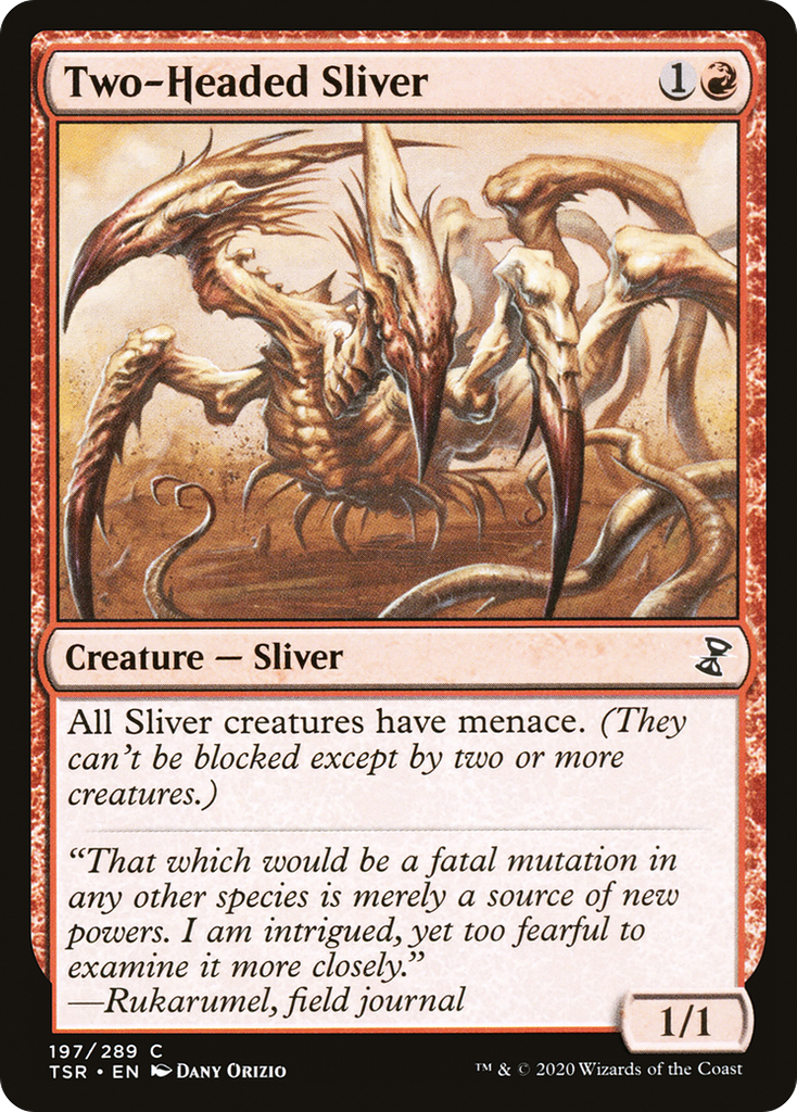 Magic: The Gathering - Two-Headed Sliver - Time Spiral Remastered