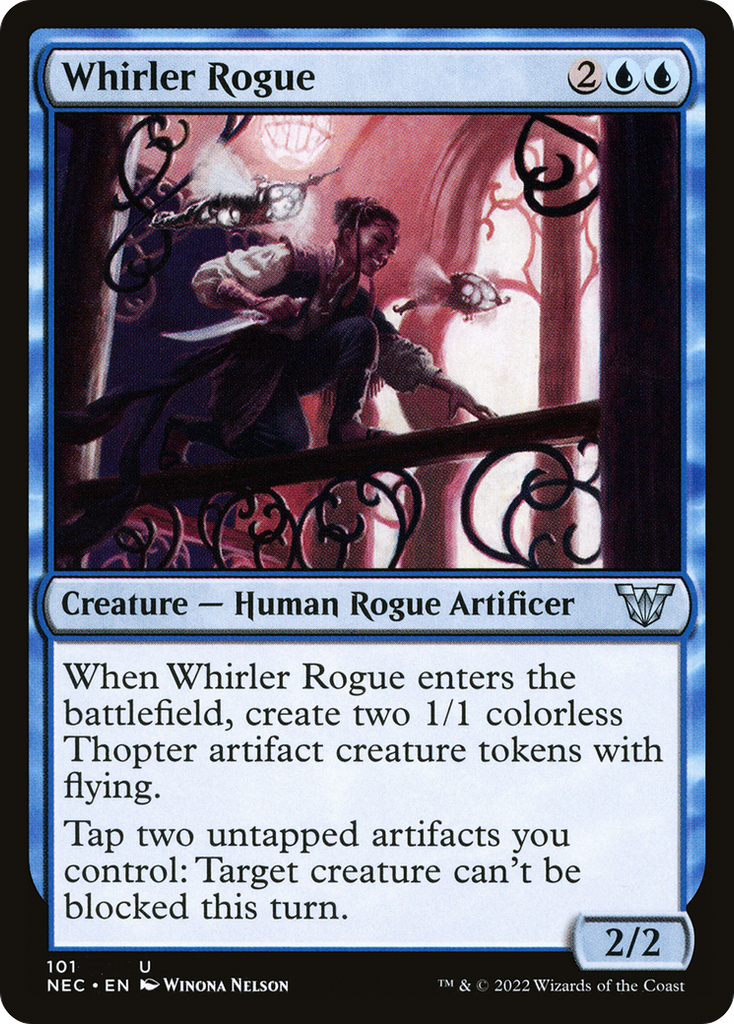 Magic: The Gathering - Whirler Rogue - Neon Dynasty Commander