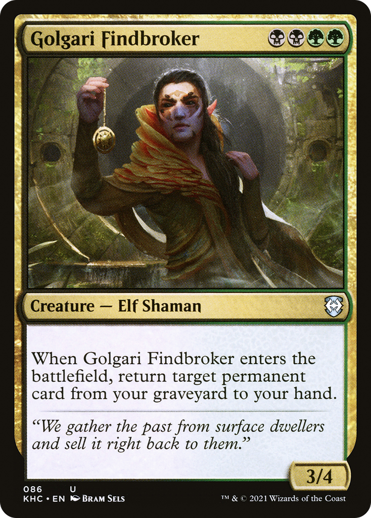 Magic: The Gathering - Golgari Findbroker - Kaldheim Commander