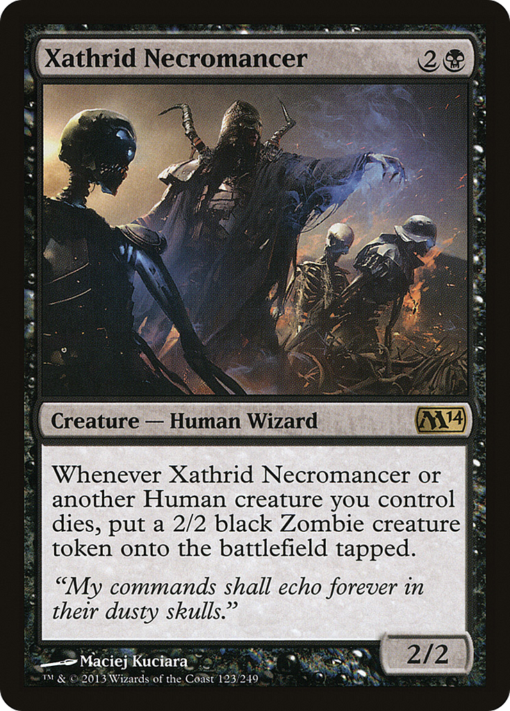 Magic: The Gathering - Xathrid Necromancer - Magic 2014