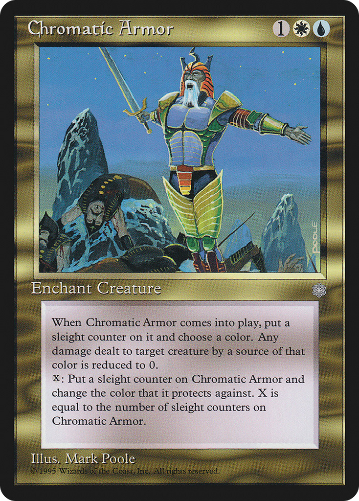 Magic: The Gathering - Chromatic Armor - Ice Age