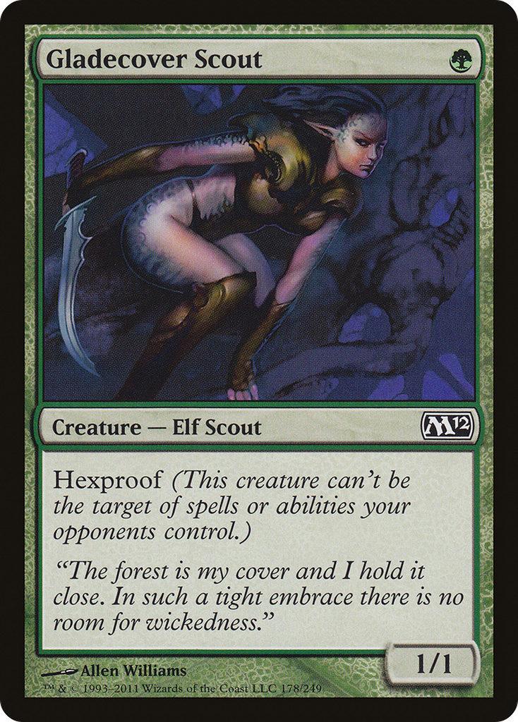Magic: The Gathering - Gladecover Scout - Magic 2012