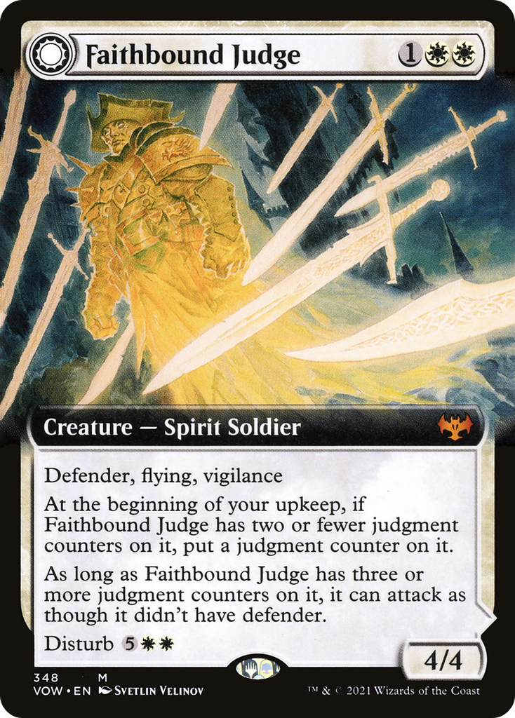 Magic: The Gathering - Faithbound Judge // Sinner's Judgment - Innistrad: Crimson Vow