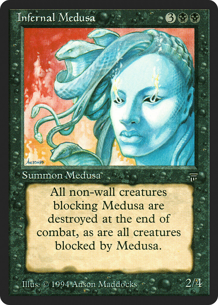 Magic: The Gathering - Infernal Medusa - Legends