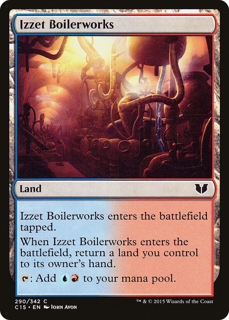 Magic: The Gathering - Izzet Boilerworks - Commander 2015