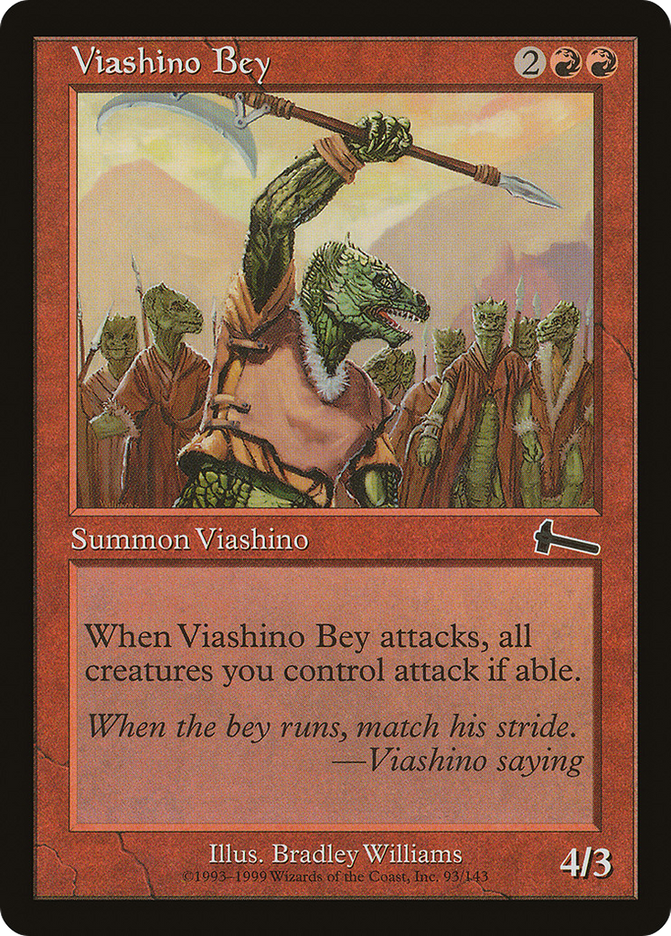 Magic: The Gathering - Viashino Bey - Urza's Legacy